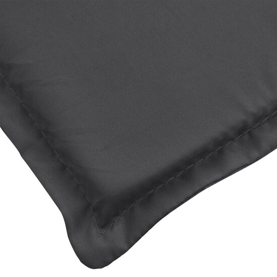 Stoelkussens Hoge Rug Stof Gem&ecirc;leerd Antraciet 6 120 x 50 x 4 cm antraciet mix