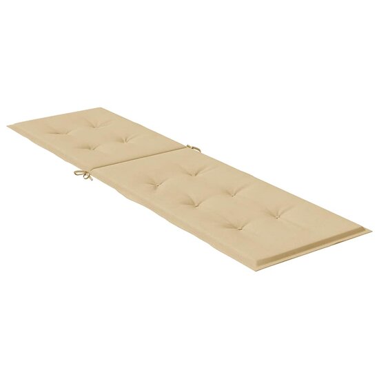 Terrasstoelkussen (75+105) X 50 X 4 Cm Stof Gem&ecirc;leerd Beige beige mix
