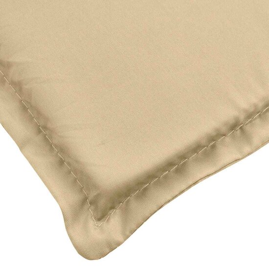 Terrasstoelkussen (75+105) X 50 X 4 Cm Stof Gem&ecirc;leerd Beige beige mix