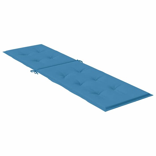 Terrasstoelkussen (75+105)X50X3 Cm Stof Gem&ecirc;leerd Blauw blauw mix