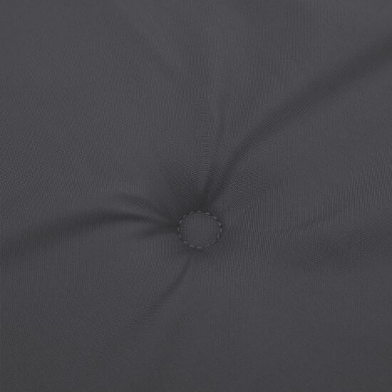 Stoelkussens Hoge Rug Stof Gem&ecirc;leerd Antraciet 4 120 x 50 x 4 cm antraciet mix