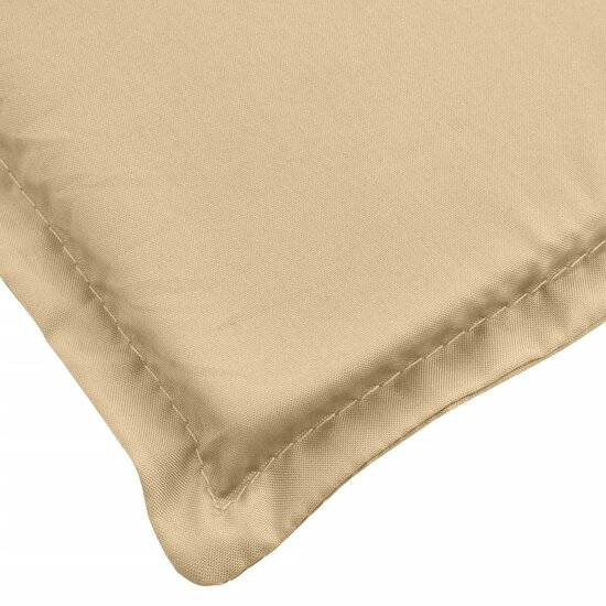 Stoelkussens Hoge Rug Stof Gem&ecirc;leerd Beige 2 120 x 50 x 4 cm beige mix