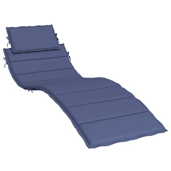 Ligbedkussen Oxford Stof Marineblauw