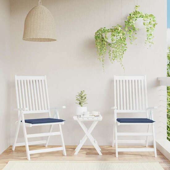 Palletkussens 40X40X3 Cm Oxford Stof Marineblauw 2 40 x 40 x 4 cm