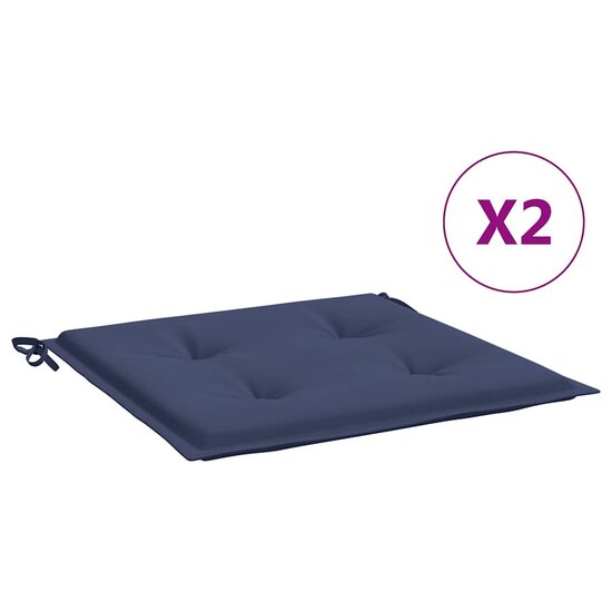 Palletkussens 40X40X3 Cm Oxford Stof Marineblauw 2 40 x 40 x 4 cm