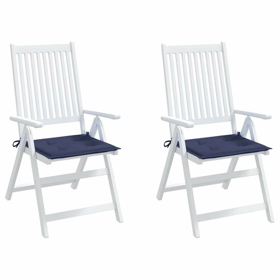 Palletkussens 40X40X3 Cm Oxford Stof Marineblauw 2 40 x 40 x 4 cm