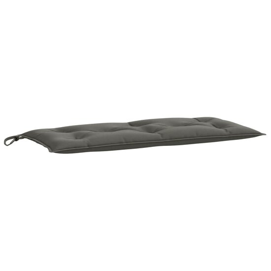 Tuinbankkussens 2 St Stof Gem&ecirc;leerd Donkergrijs 100 x 50 x 7 cm donkergrijs mix