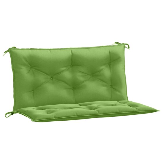 Tuinbankkussens 2 St Stof Gem&ecirc;leerd Groen 100 x 50 x 7 cm groen mix