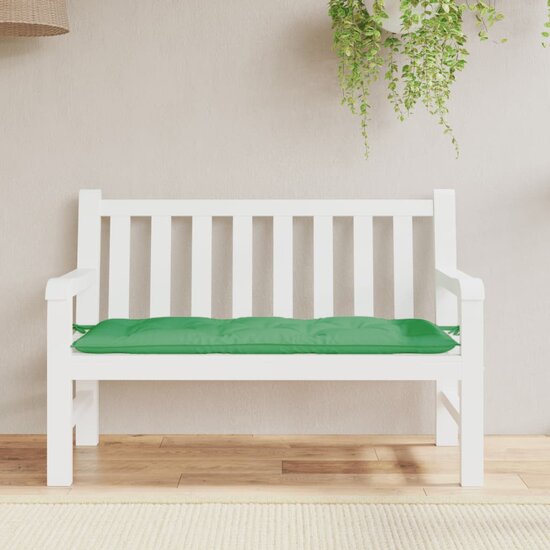 Tuinbankkussen Oxford Stof 120 x 50 x 7 cm Groen