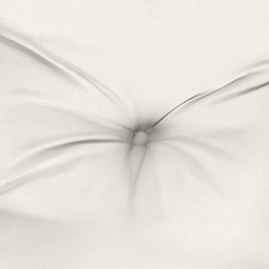 Stoelkussens Hoge Rug Stof Gem&ecirc;leerd Cr&egrave;me 6 120 x 50 x 7 cm cr&egrave;me mix