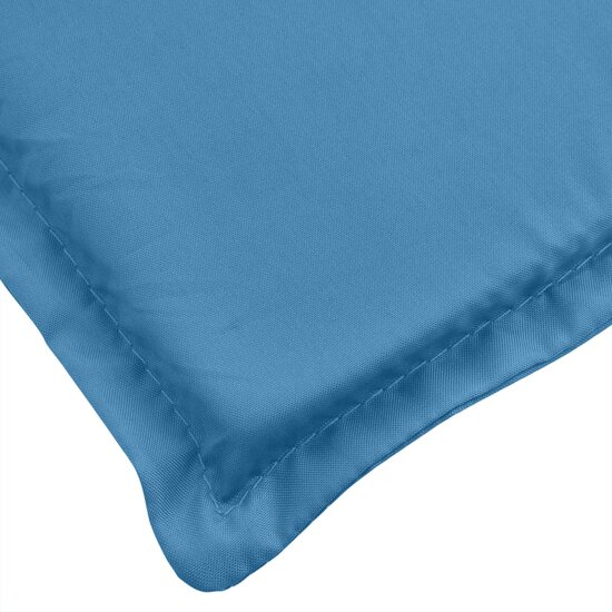 Tuinbankkussen Stof Gem&ecirc;leerd Blauw 150 x 50 x 7 cm blauw mix