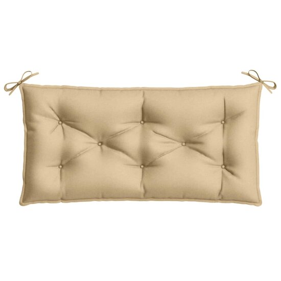Tuinbankkussens 2 St Stof Gem&ecirc;leerd Beige 100 x 50 x 7 cm beige mix