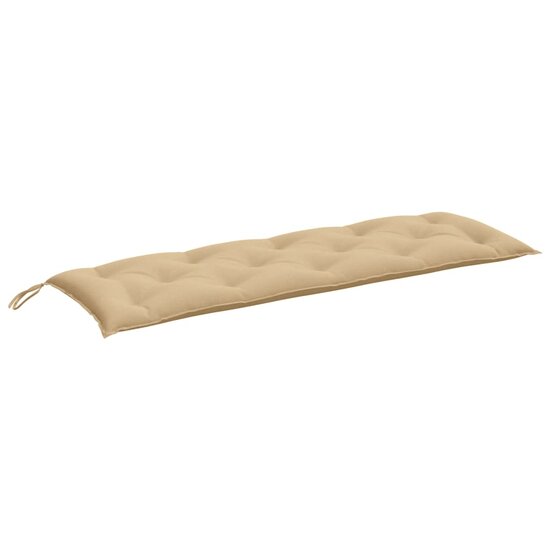 Tuinbankkussen Stof Gem&ecirc;leerd Beige 150 x 50 x 7 cm beige mix