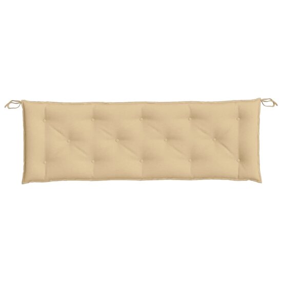 Tuinbankkussen Stof Gem&ecirc;leerd Beige 150 x 50 x 7 cm beige mix