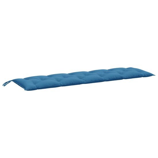 Tuinbankkussen Stof Gem&ecirc;leerd Blauw 180 x 50 x 7 cm blauw mix