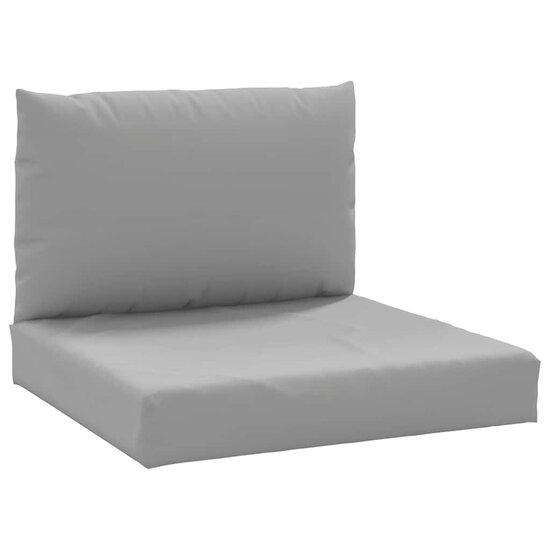 Palletkussens 2 St Stof 1 Grijs