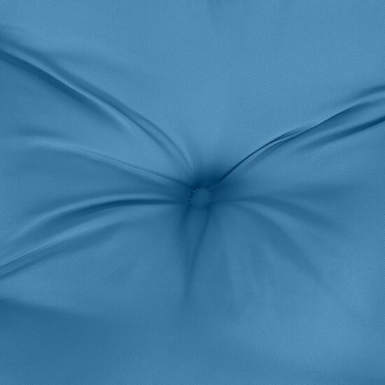 Tuinbankkussen Stof Gem&ecirc;leerd Blauw 100 x 50 x 7 cm blauw mix