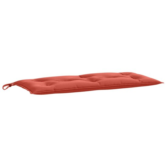 Tuinbankkussen Stof Gem&ecirc;leerd Rood 100 x 50 x 7 cm rood mix