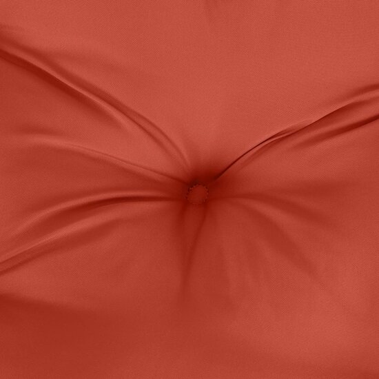 Tuinbankkussen Stof Gem&ecirc;leerd Rood 100 x 50 x 7 cm rood mix