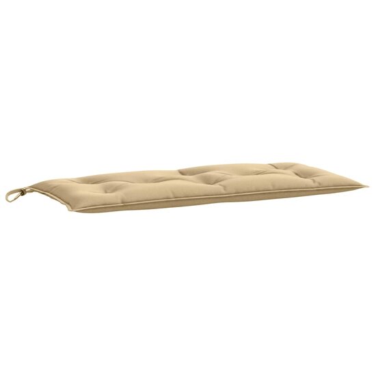 Tuinbankkussen Stof Gem&ecirc;leerd Beige 100 x 50 x 7 cm beige mix