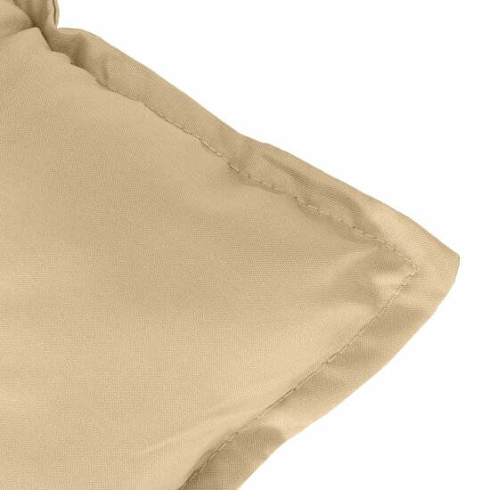 Tuinbankkussen Stof Gem&ecirc;leerd Beige 100 x 50 x 7 cm beige mix