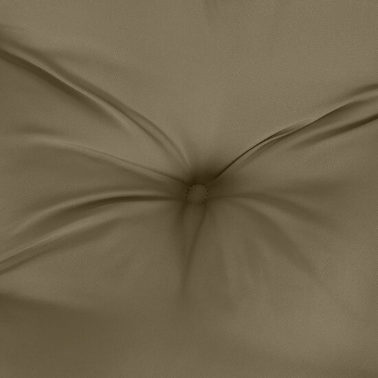 Tuinbankkussen Stof Gem&ecirc;leerd Taupe 100 x 50 x 7 cm taupe mix