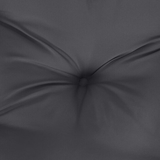 Stoelkussens Hoge Rug Stof Gem&ecirc;leerd Antraciet 4 120 x 50 x 7 cm antraciet mix