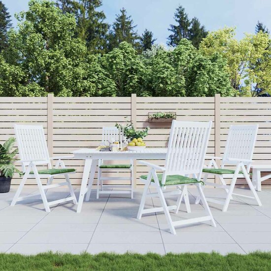 Stoelkussens Bladpatroon 40X40X3 Cm Stof Bladontwerp 40 x 40 x 4 cm