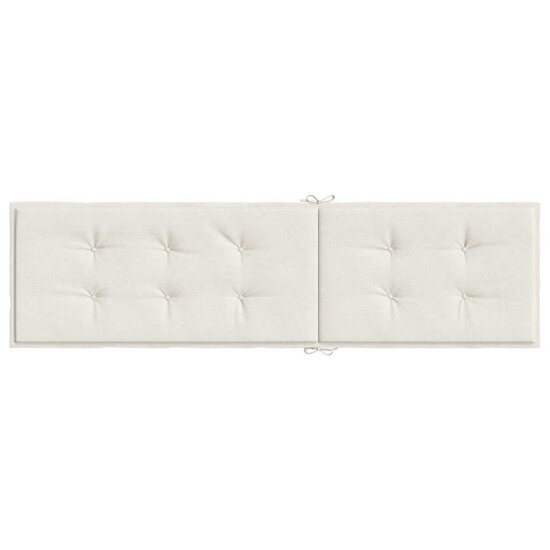 Terrasstoelkussen (75+105)X50X3 Cm Stof Gem&ecirc;leerd Cr&egrave;mekleurig cr&egrave;me mix