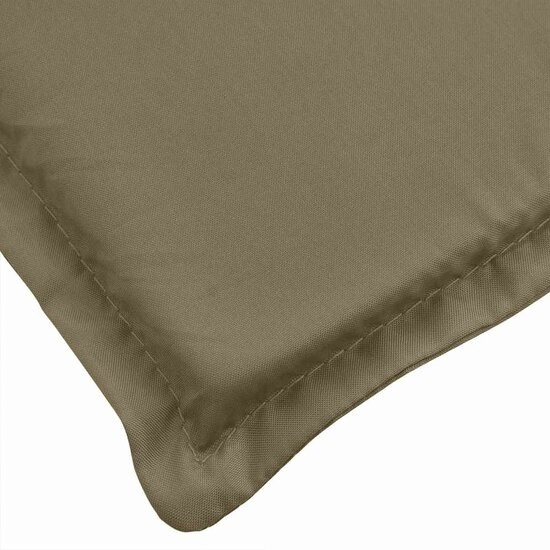 Terrasstoelkussen (75+105)X50X3 Cm Stof Gem&ecirc;leerd Taupe taupe mix