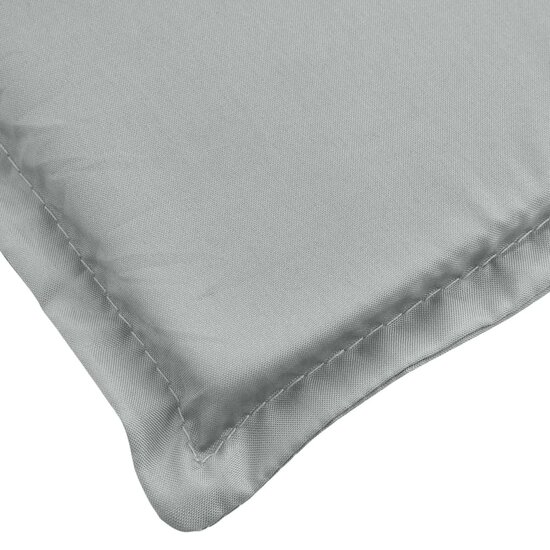 Stoelkussens Hoge Rug Stof Lichtgrijs 6 120 x 50 x 4 cm lichtgrijs mix