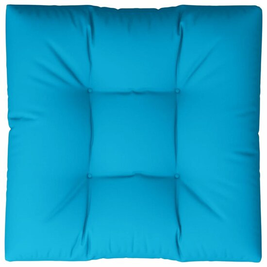 Palletkussen Stof Blauw 80 x 80 x 12 cm