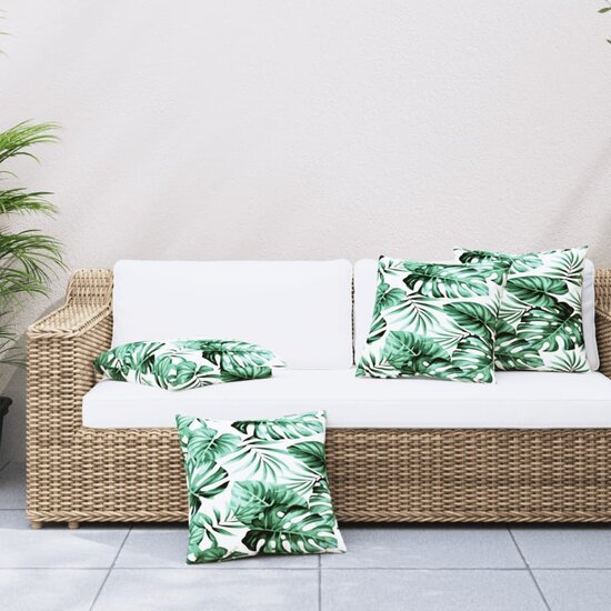 Bankkussens Stof 50 x 50 cm Bladpatroon