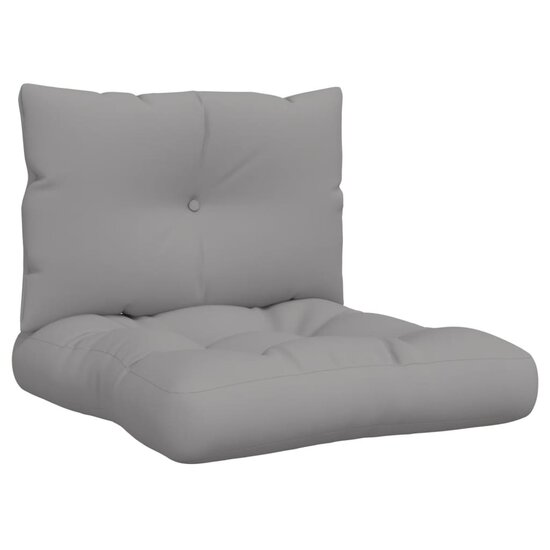 Palletkussens Stof 2 Grijs