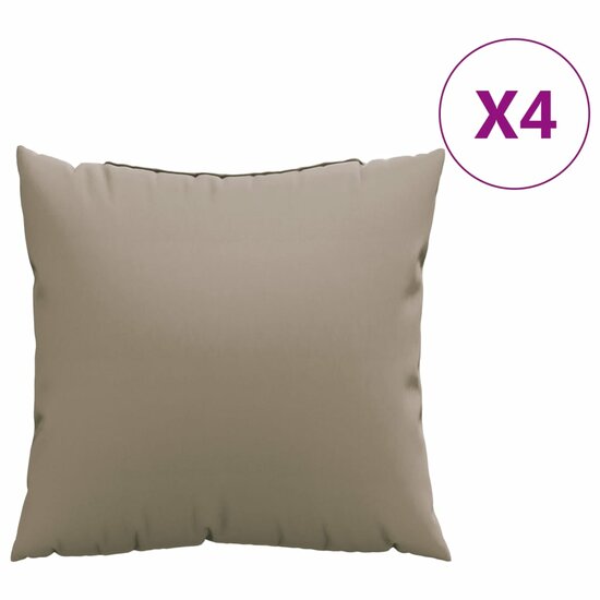 Bankkussens Stof 40 x 40 cm Taupe