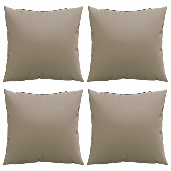 Bankkussens Stof 40 x 40 cm Taupe