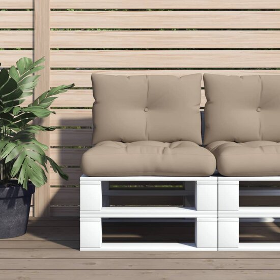 Palletkussens Stof 2 Taupe