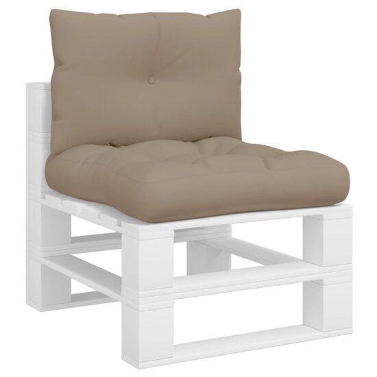 Palletkussens Stof 2 Taupe