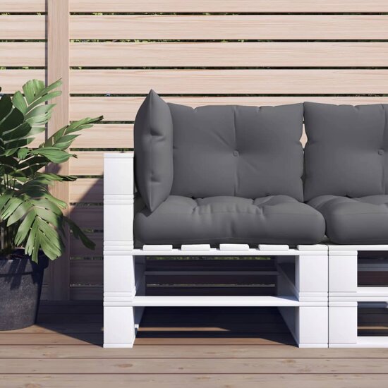 Palletkussens Stof Kleurig 3 Antraciet