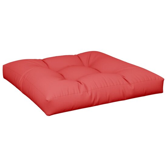 Palletkussen Stof Rood 70 x 70 x 12 cm