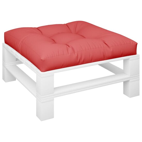 Palletkussen Stof Rood 70 x 70 x 12 cm