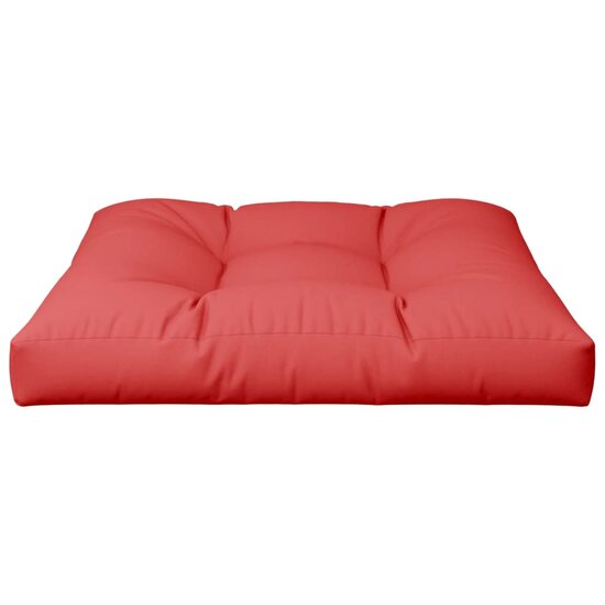 Palletkussen Stof Rood 70 x 70 x 12 cm