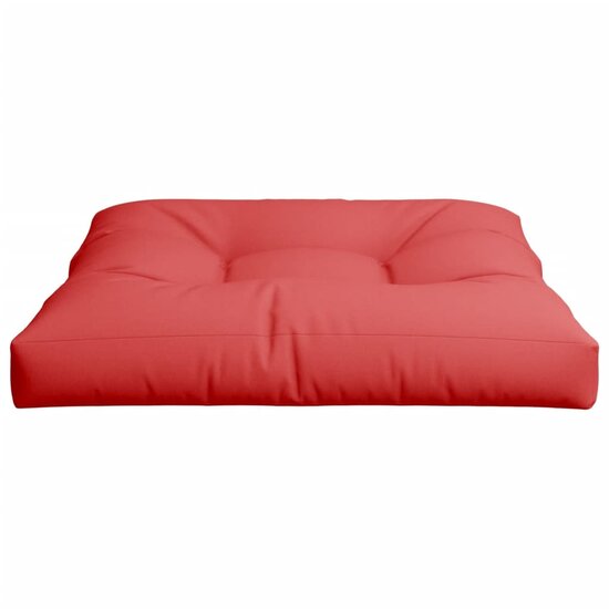 Palletkussen Stof Rood 70 x 70 x 12 cm