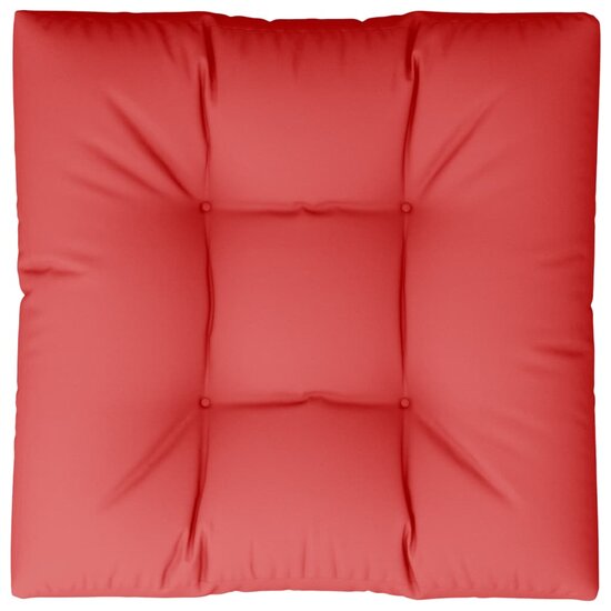 Palletkussen Stof Rood 70 x 70 x 12 cm