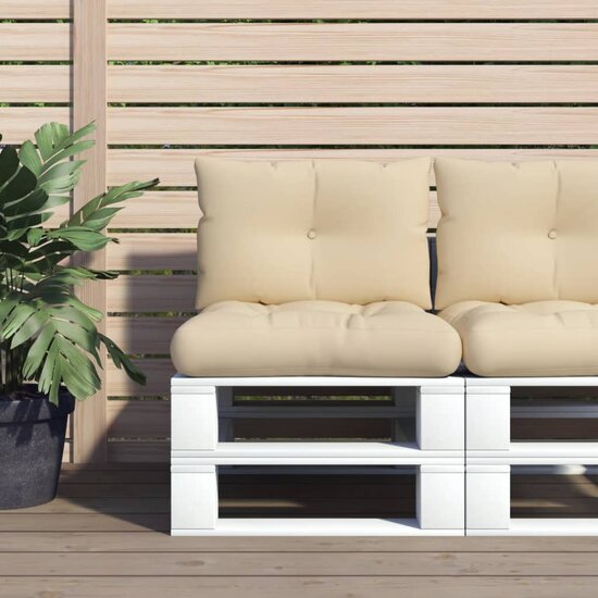 Palletkussens Stof 2 Beige
