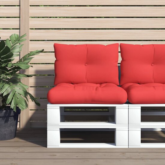 Palletkussens Stof 2 Rood