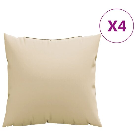Bankkussens Stof 50 x 50 cm Beige