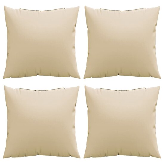 Bankkussens Stof 50 x 50 cm Beige