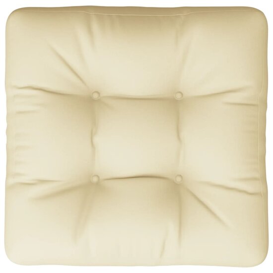 Palletkussen 60X61,5X10 Cm Stof Kleurig Cr&egrave;me