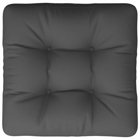 Palletkussen 60x61,5x10 cm stof antracietkleurig